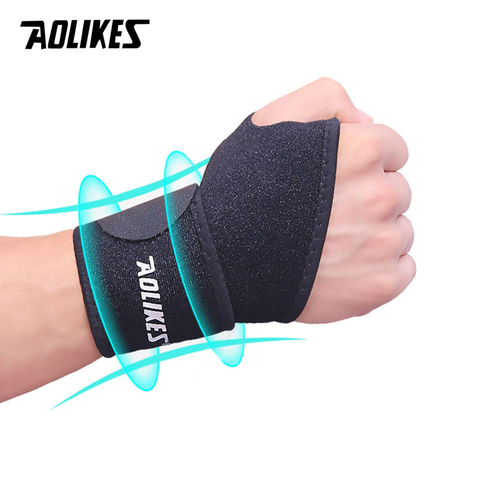 AOLIKES 1 Buah Bantalan Pergel - Wrist Wraps Weightlifting Support ulasan dan harga