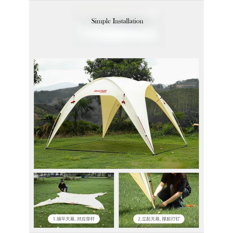 Tenda Dome Pop-up untuk Berkem - Camping ulasan dan harga