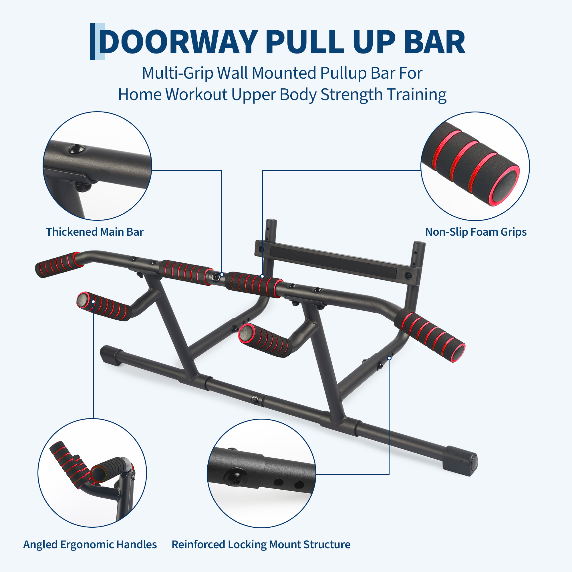 Palang Tarik yang Dapat Disesu - Door Pull Up Bar No Screw ulasan dan harga